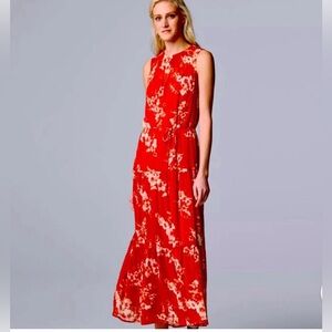 NWOT Women's Simply Vera Vera Wang
Smocked Sleeveless Dress - Size XS (2-4)